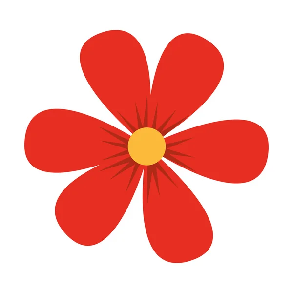 Vacker blomma isolerade ikon design — Stock vektor