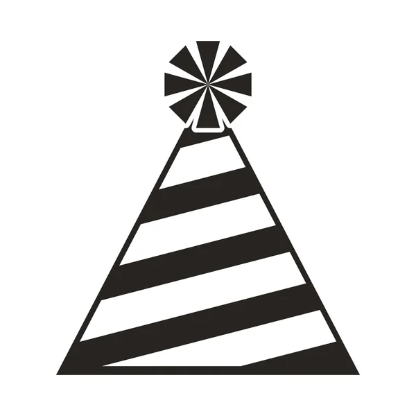 Chapéu de festa design ícone isolado —  Vetores de Stock