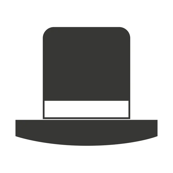 Gentleman hat isolated icon design — Stock Vector