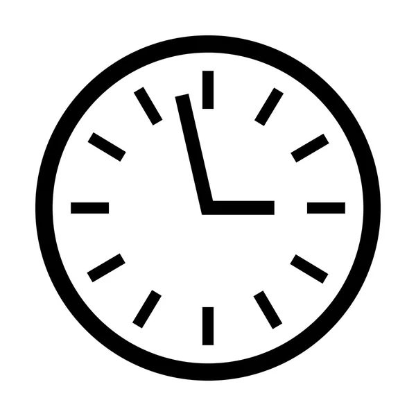 Time clock isolated icon design — Stock Vector