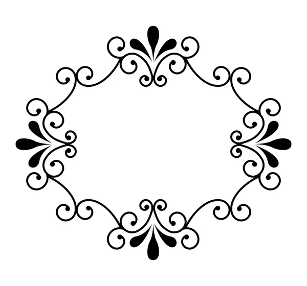 Viktoriánské rám samostatný ikony designu — Stockový vektor