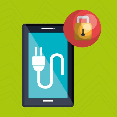 Smartphone ile izole simgesi tasarım