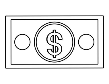 Para kütük izole düz tasarım.