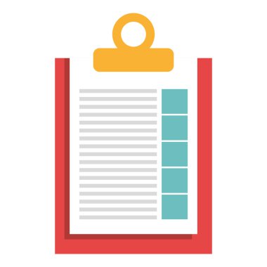 Belge veya sadece sayfası ayrı tut moduyla düz simgesi.