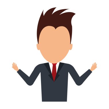 İşadamı zekâsı zarif takım elbise 