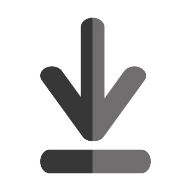 Downloaf internet izole simgesi.