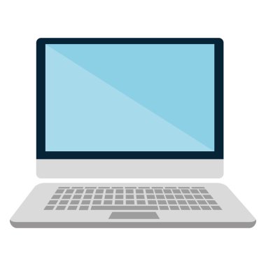 Teknoloji elektronik cihaz izole simgesi.