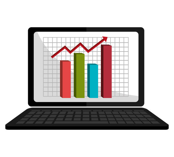 Business document sheet isolated icon.