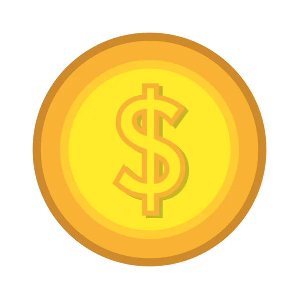 Money and business flat icon. — Stock Vector