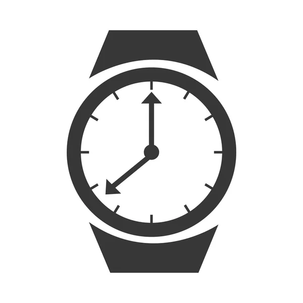 Tid och klockan isolerade ikonen. — Stock vektor