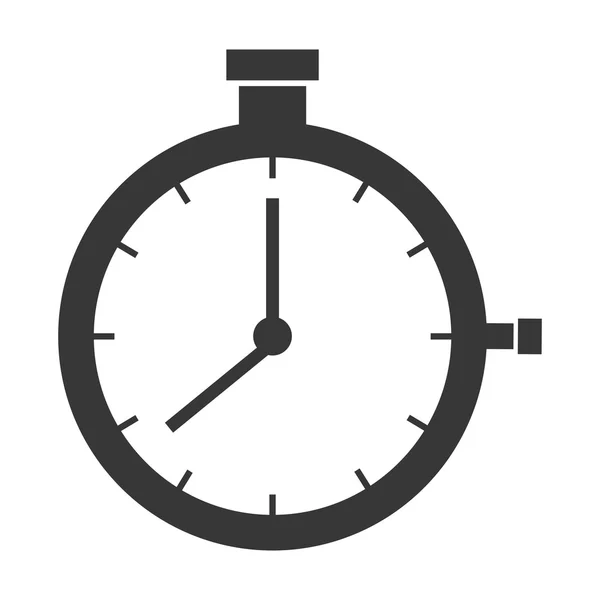 Icono de tiempo y reloj aislado . — Archivo Imágenes Vectoriales