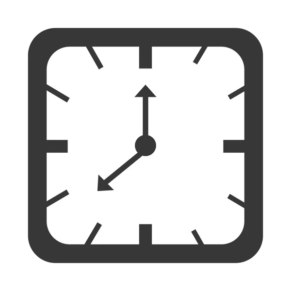 Icona del tempo e dell'orologio isolato . — Vettoriale Stock