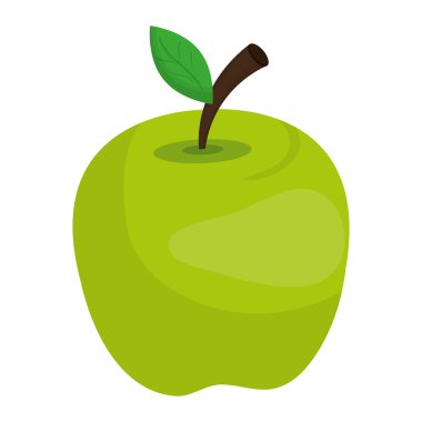 Taze meyve izole simgesi,