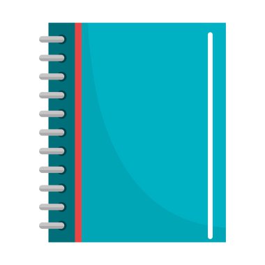 Not defteri ot defter izole düz simgesi.