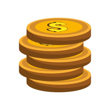 Para ve iş grafik tasarım simgesi.