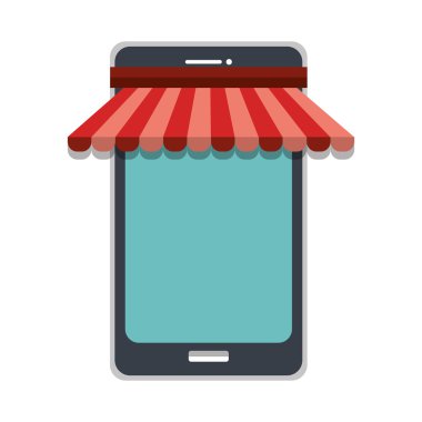 Elektronik ticaret ve pazarlama simgesi.