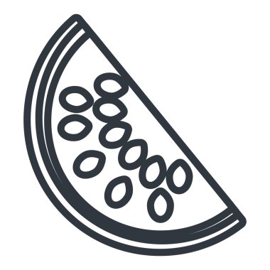 Meyve sağlıklı gıda izole simgesi.