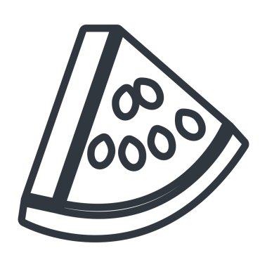 Meyve sağlıklı gıda izole simgesi.