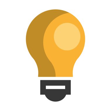 Ampul veya büyük fikir grafik tasarım.