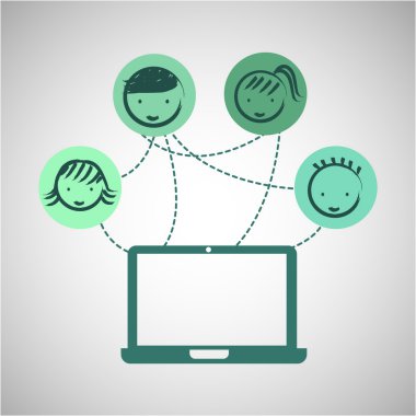 teknoloji iletişim simgesi