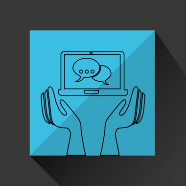 teknoloji iletişim simgesi