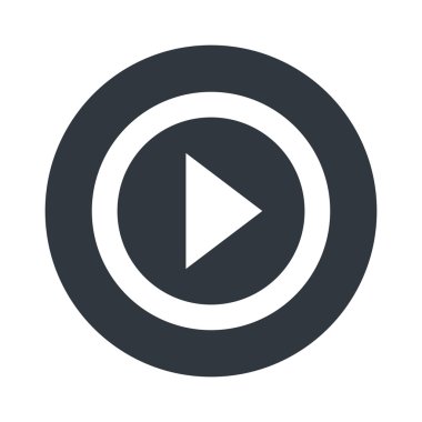 Sembol, video ve multimedya oynamak tasarım.