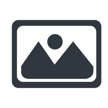 Simge siyah beyaz manzara renkler.