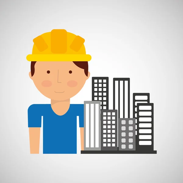 Industry construction icon — Stock Vector