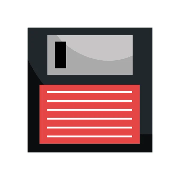 Guardar diseño de botón o símbolo de disquete . — Vector de stock