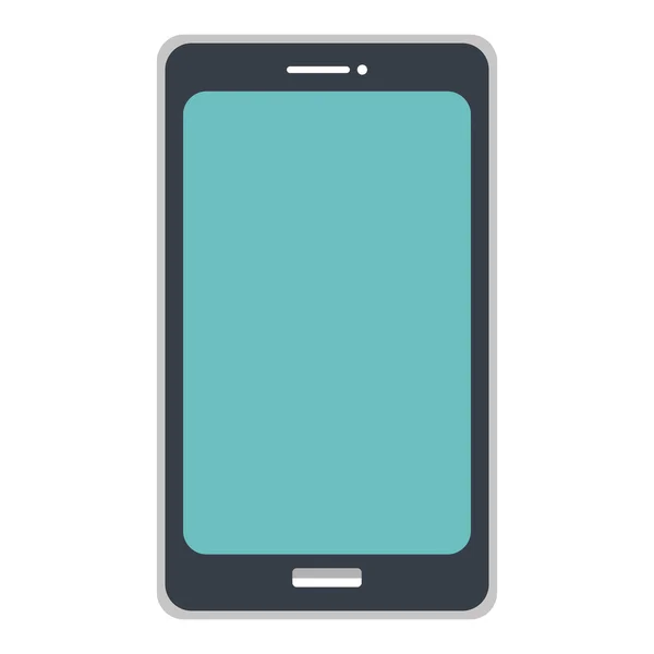 Ícone isolado dispositivo smartphone móvel . — Vetor de Stock
