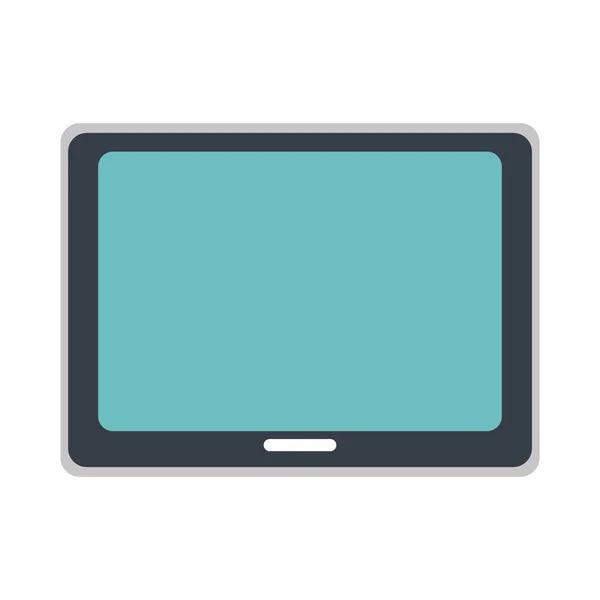 Tekniken smart tablett elektronisk anordning ikonen. — Stock vektor
