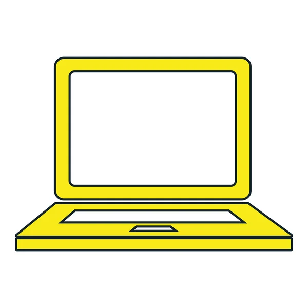 Tecnologia ícone de dispositivo eletrônico de computador . — Vetor de Stock