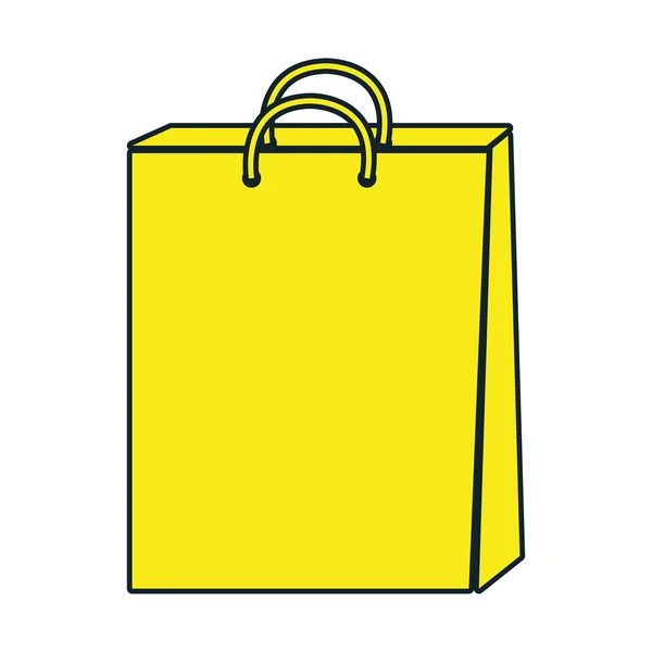 Shopping items isolated flat icon. — Stock Vector