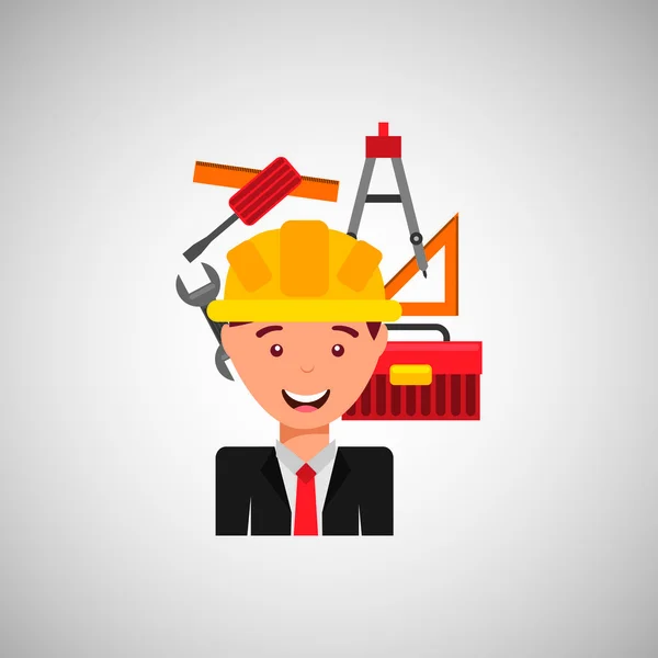 Industry construction icon — Stock Vector