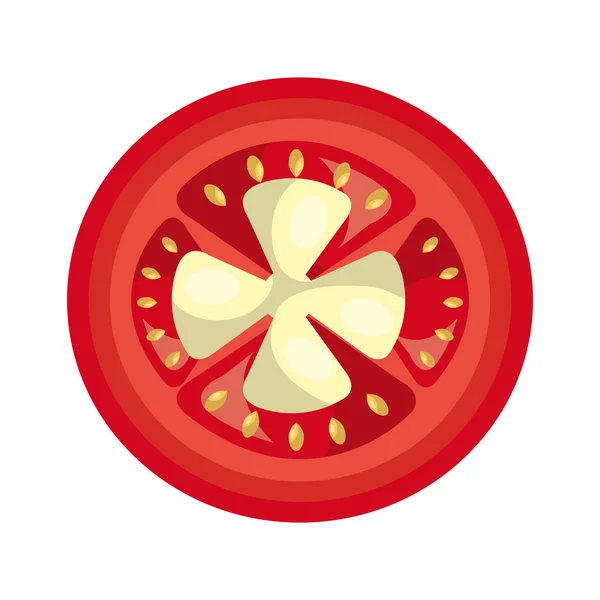 Icono de comida saludable vegetal, ilustración vectorial . — Vector de stock