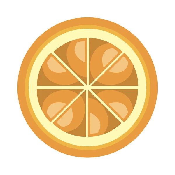 과일 건강 식품 고립 된 아이콘. — 스톡 벡터