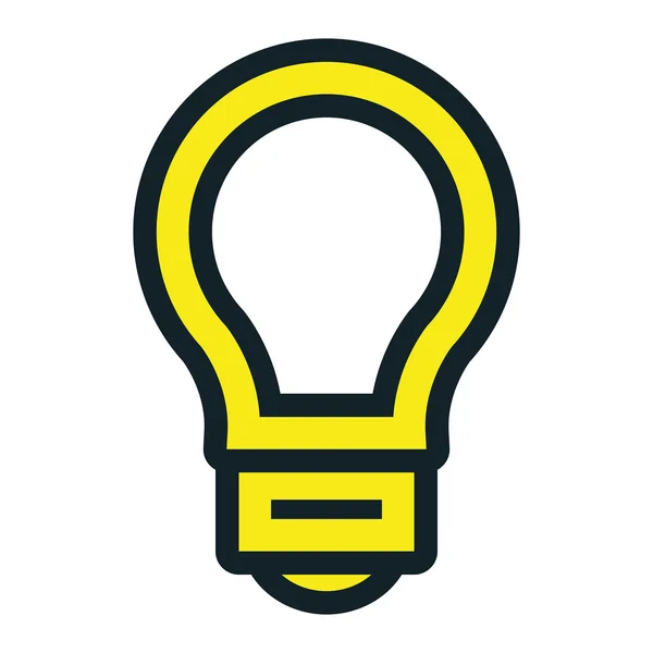 Bulb or big idea graphic design. — Stock Vector