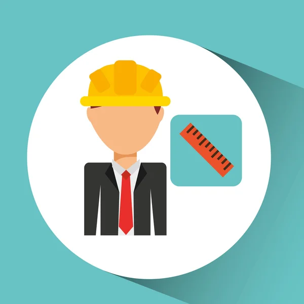 Icono de construcción de industria — Vector de stock