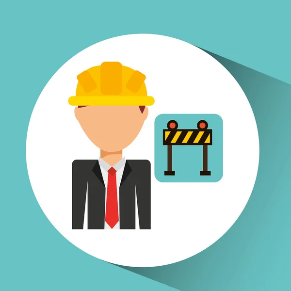 Industry construction icon — Stock Vector