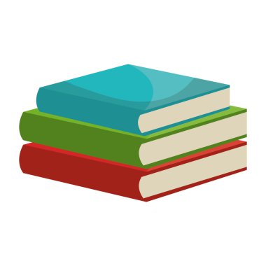 Eğitim ve kitap izole düz simgesi.