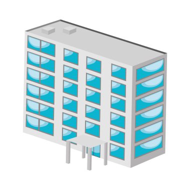 Yapı gayrimenkul tasarımı, vektör çizim.