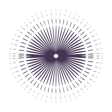 Sunburst siyah ve beyaz renkler Tasarım.