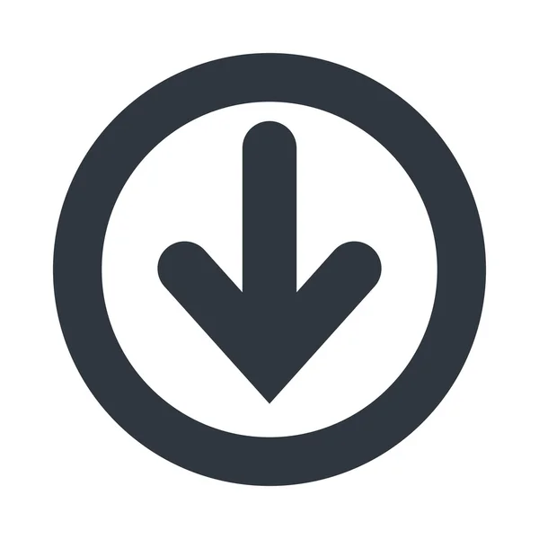Freccia isolata icona piatta, illustrazione vettoriale . — Vettoriale Stock