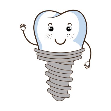 Tıbbi diş bakımı cartoon Tema Tasarım