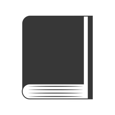 Eğitim ve kitap simgesi tasarım izole.