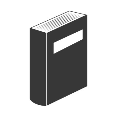 Eğitim ve kitap simgesi tasarım izole.