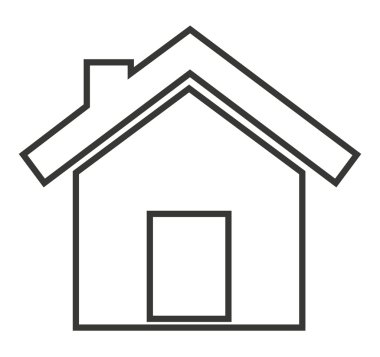 ev dış izole simge tasarımı