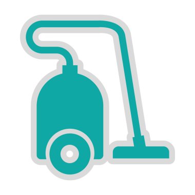 Vakum cleaner izole simgesi tasarım
