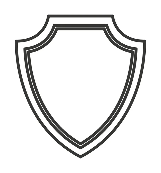 Security shield geïsoleerd pictogram ontwerp — Stockvector