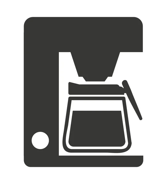 Elektrikli kahve izole simgesi tasarım — Stok Vektör